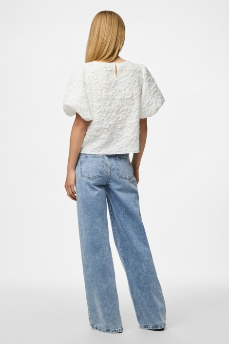 Pieces pcgretchen ss o-neck top wvn d2d pp